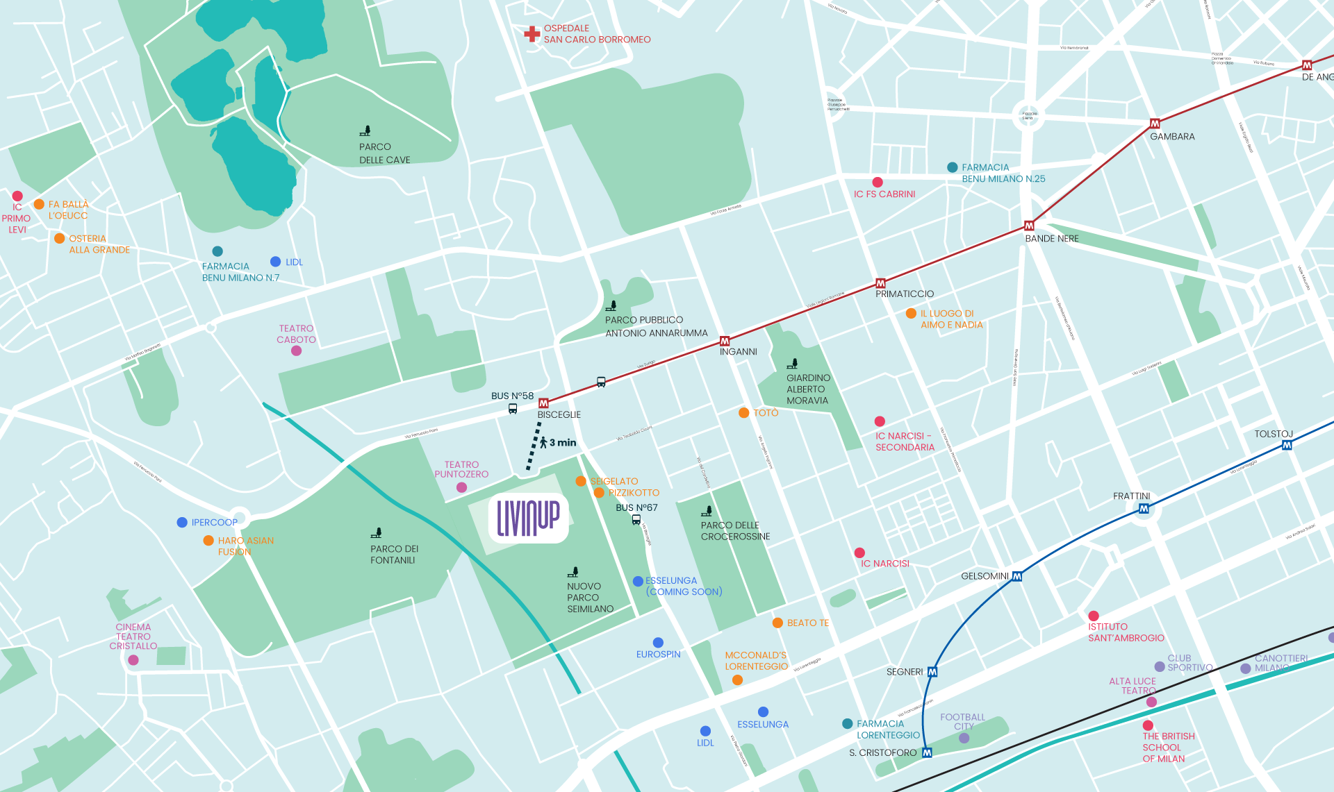 Mappa Milano